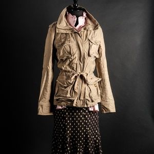 khaki utility jacket h&m